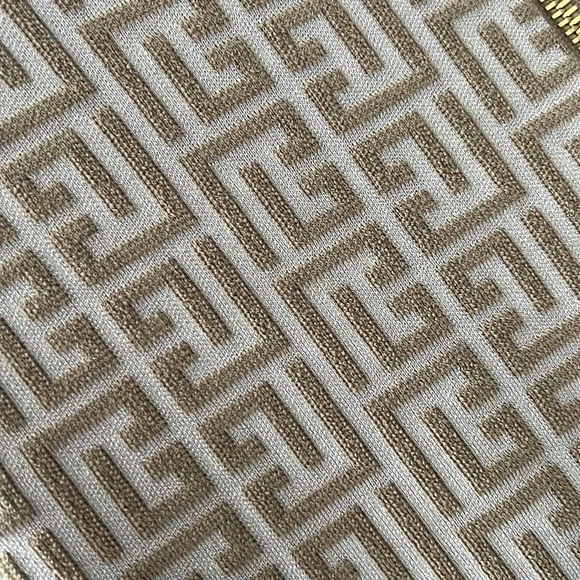 BALMAIN monogram knit dress tan size 34 - Picture 3 of 5